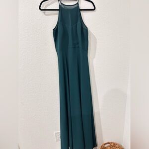 Elegant Teal Maxi Dress